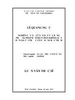 Nghiên cứu xử lý nền đất yếu bằng phương pháp bơm hút chân không kết hợp gia tải trước có sử dụng bấc thấm  