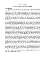 Ứng dụng phương pháp và kĩ thuật dạy học tích cực theo định hướng phát triển năng lực học sinh vào dạy học truyện ngắn Chữ người tử tù của Nguyễn Tuân