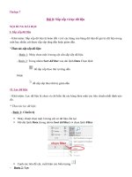 Tin học 7 - Bài 8 - Sắp xếp và lọc dữ liệu