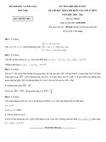 Đề thi chọn đội tuyển HSG cấp Quốc gia môn Toán 12 năm 2020-2021 - Sở GD&ĐT Phú Thọ