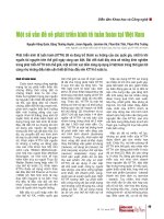 Một số vấn đề về phát triển kinh tế tuần hoàn tại Việt Nam