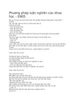 Phương pháp luận nghiên cứu khoa học – EN05 