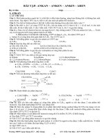 Bài tập về ankan anken ankin và aren môn hóa học lớp 11 | Lớp 11, Hóa học - Ôn Luyện