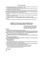 Nghiên cứu ứng dụng kỹ thuật Nested RT-PCR trong chẩn đoán nhiễm Rubella trước sinh