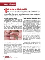 10 đột phá khoa học thế giới năm 2020