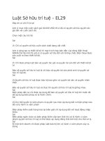 Đáp án trắc nghiệm luật sở hữu trí tuệ – EL29 