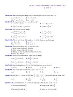 Đề kiểm tra 15 phút chương 4 đại số 10 bất đẳng thức |