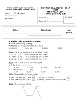 DE TOÁN 4 GIUA KI 1  Cô Vân