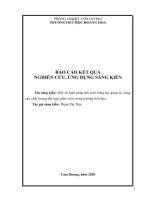 Skkn một số biện pháp đổi mới công tác quản lý, nâng cao chất lượng đội ngũ giáo viên trong trường tiểu học 