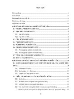 Phân tích các nhân tố ảnh hưởng đến ý định mua rau an toàn của người dân tại tỉnh Trà Vinh