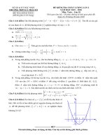 Đề kiểm tra chất lượng môn Toán 10 năm 2019-2020 có đáp án - Trường THPT Lý Thái Tổ (Lần 2)