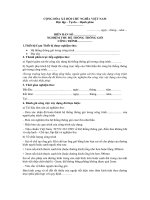 Mẫu biên bản nghiệm thu hệ thống thông gió