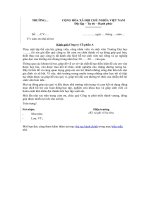 Mẫu công văn cảm ơn nhà tài trợ