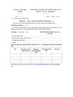 Mẫu kê khai giao dịch liên kết