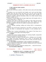 GIÁO án TIẾNG ANH 7 THEO mẫu CV 5512 