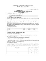 Mẫu biên bản nghiệm thu hệ thống thoát nước