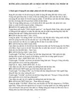 HƯỚNG dẫn làm DẠNG đề cảm NHẬN CHI TIẾT TRONG tác PHẨM VH 