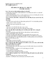 Đề cương ôn tập HK1 môn Địa lí 6 năm 2020-2021 - Trường THCS Trần Đăng Khoa