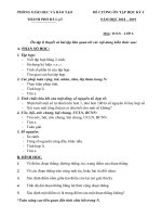 Đề cương ôn tập HK1 môn Toán 6 năm 2018-2019 - Phòng GD&ĐT thành phố Đà Lạt