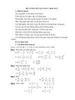 Đề cương ôn tập HK1 môn Toán 7 năm 2020-2021 - Trường THCS Giá Rai A