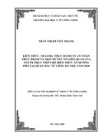 Kiến thức, thái độ, thực hành về an toàn thực phẩm và một số yếu tố liên quan của người trực tiếp chế biến thức ăn đường phố tại quận bắc từ liêm, hà nội năm 2020018 