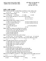 Đề cương ôn tập HK1 môn Tin học 8 năm 2020-2021 - Trường THCS Nguyễn Đức Cảnh