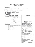 Tải Giáo án Tiếng Anh lớp 7 Unit 11: Keep fit, stay healthy - Lesson 6 - Giáo án điện tử môn Tiếng Anh lớp 7
