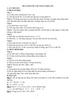 Đề cương ôn tập HK1 môn Toán 6 năm 2020-2021 - Trường THCS Giá Rai A