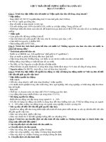 Đề cương ôn tập giữa HK1 môn Địa lí 9 năm 2020-2021 - Trường THCS Hòa Trung