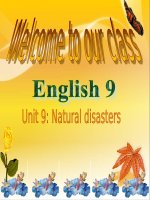 Unit 09. Natural disasters. Lesson 5. Write
