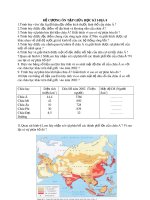 Đề cương ôn tập giữa HK1 môn Địa lí 8 năm 2020-2021 - Trường THCS Hòa Trung