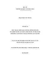 Thực trạng triển khai chương trình chăm sóc sức khỏe người cao tuổi và một số yếu tố thuận lợi, khó khăn tại huyện cư kuin, tỉnh đăk lăk năm 2018 