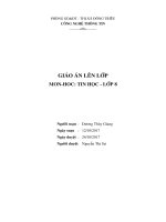 Bài 1: MÁY TÍNH VÀ CHƯƠNG TRÌNH MÁY TÍNH