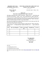 Mẫu báo cáo quá trình xét tặng danh hiệu “Nghệ sĩ nhân dân”