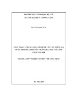 Thực trạng sử dụng mạng xã hội của sinh viên trường đại học y tế công cộng và một số yếu tố liên quan năm 2019 