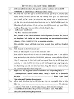 CHƯỜNG TRÌNH văn NGHỆ SH CLB TIẾNG ANH sua 