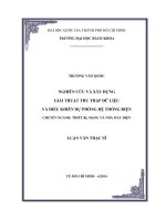 Nghiên cứu và xây dựng giải thuật thu thập dữ liệu và điều khiển dự phòng hệ thống điện  