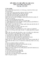 Đề cương ôn tập HK2 môn GDCD 6 năm 2019-2020 - Trường THCS Phước Nguyên