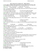 Đề cương ôn tập HK1 môn GDCD 6 năm 2020-2021 - Trường THCS Tân Hưng