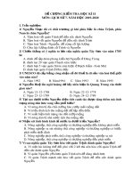 Đề cương ôn tập HK2 môn Lịch sử 7 năm 2019-2020 - Trường THCS Phước Nguyên