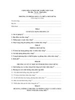 Mẫu phương án phòng cháy và chữa cháy rừng của tổ chức