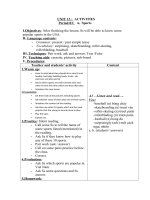 Tải Giáo án Tiếng Anh lớp 7 Unit 13: Activities - Lesson 1 - Giáo án điện tử môn Tiếng Anh lớp 7