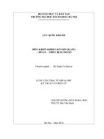 Điều khiển robot hàn hồ quang đồ gá thiết bị di trượt