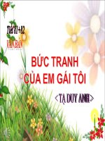 Bai 20 Buc tranh cua em gai toi