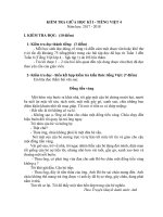 Đề thi giữa kì 1 Tiếng Việt 4 theo thông tư 22