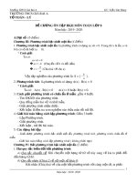 Đề cương ôn tập HK2 môn Toán 8 năm 2019-2020 - Trường THCS Giá Rai A