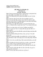 Đề cương ôn tập HK1 môn Địa lí 8 năm 2020-2021 - Trường THCS Long Toàn