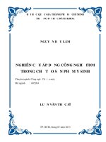 Nghiên cứu áp dụng công nghệ fdm trong chế tạo sản phẩm y sinh  