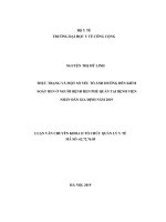 Thực trạng và một số yếu tố ảnh hưởng đến kiểm soát hen ở người bệnh hen phế quản tại bệnh viện nhân dân gia định năm 2019  