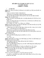 Đề cương ôn tập HK1 môn Vật lí 6 năm 2020-2021 - Trường THCS Hòa Trung